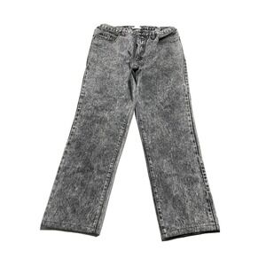 80s GUESS Georges Marciano Faded Black Acid Wash Denim Jeans Mens 34x28‎ USA Vtg